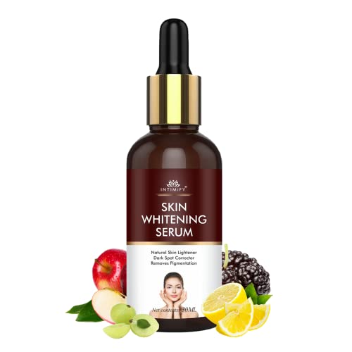 Image of INTIMIFY Face Serum For Women, Vitamin C Serum For Glowing Skin, Dry Skin & Oily Skin Skin Whitening, Brightening & Lightening, Suitable For All Skin Types (30 ml) Pack of 1
