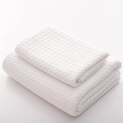 Serviette de bain absorbante gaufrée et douce pour la peau - 6
