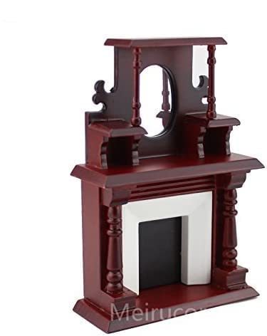 Cheminée classique 1/12 pour meubler facilement votre maison de poupée