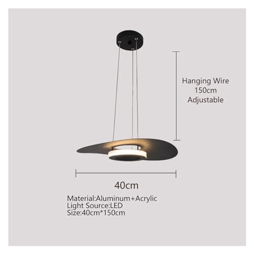 Lustre simple à LED pour salle à manger moderne, suspension chaleureuse pour dîner convivial - 7