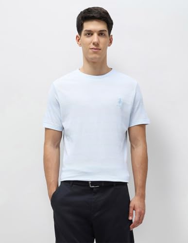 Image of U.S.Polo Association Men's Textured Slim Fit T-Shirt