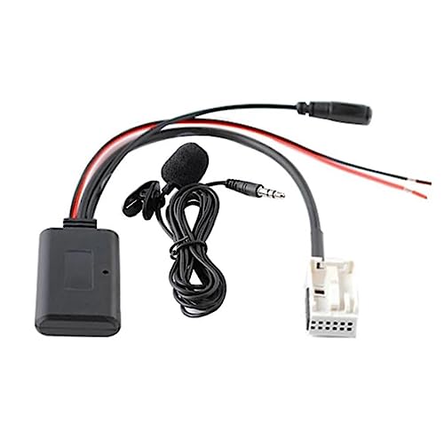 Facile da installare Modulo adattatore Bluetooth + microfono stereo 12 pin compatibile con Peugeot 207 307 407 308 607 1007 Citroen C2 C3 C4 C5 RD4