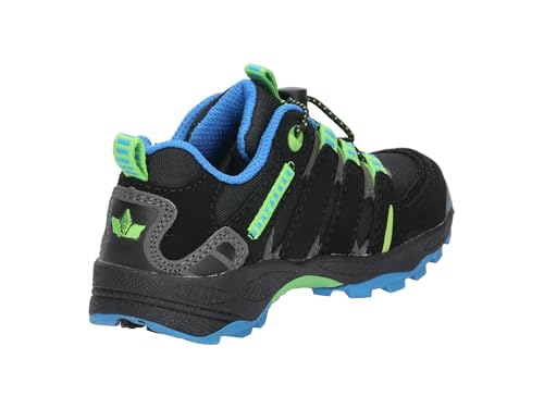 Lico Unisex Kinder Fremont Trekkingsschuhe, Schwarz Blau Lemon, 41 EU