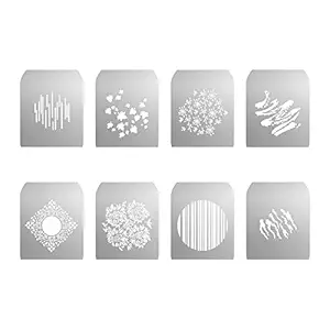 Soonpho GOBO 8pcs/Set Gobos Graphics Cards with Hollow Patterns for Bowens Mount Flash Optical Conical Snoot Condenser,Photography Lighting Accessories Shaping Light (Set D)