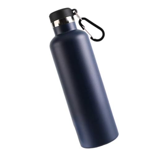 Botellas de agua de gran capacidad, botellas de agua de acero inoxidable, a prueba de fugas, para bebidas calientes y frías, contenedor de oficina