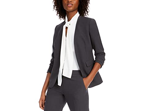 Bar Women's Collarless Open-Front Blazer
