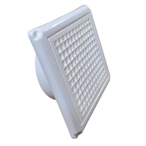 Image of CAMCASA 6-Inch Cowl Cover for Chimney /Exhaust /Vent Pipe - Anti-Pest Rain Guard Cap for Duct Outlet | Fan Duct Cover for Kitchen /Bathroom (Square)