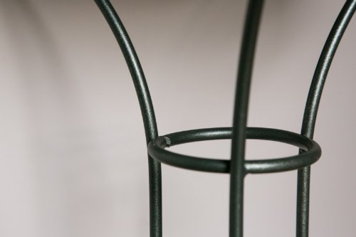 KUHEIGA Metallständer, Kranzhalter, Kranzständer, Mit Teller, Höhe: ca. 77,5 cm