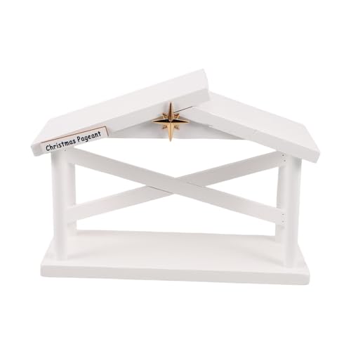 Krippenstall 12 Anneome Jesus Geburtshaus Krippe Krippenstall aus Holz moderner...