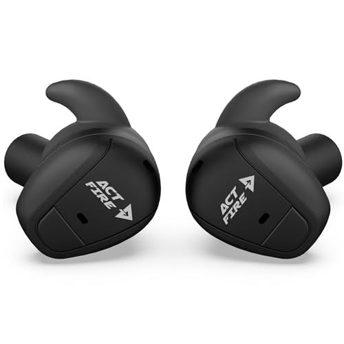ACT FIRES Shooting Ear Protection Ear Plugs, Hearing Protection Earbuds Electronic Shooting Earplugs for Noise Reduction,Outdoor Sports