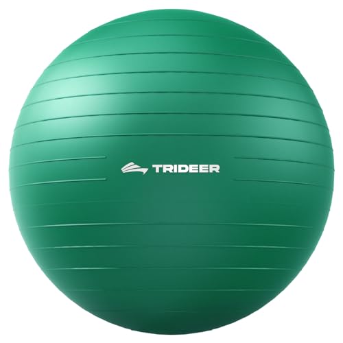 Trideer Exercise Ball for Physical Therapy & Workout - Swiss Ball...