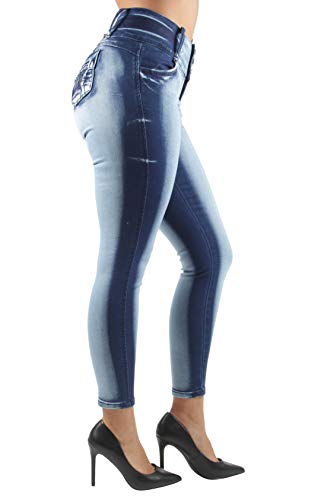 Plus/Junior Size Colombian Design Butt Lifting High Waist Skinny Jeans4