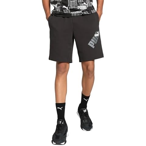 Short PUMA Power Graphic Noir Cover