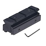 Maß: Taubenschienenlänge 68mm, obere Picatinnyschienenbreite 20mm, untere Breite 11mm, Höhe: 2 cm