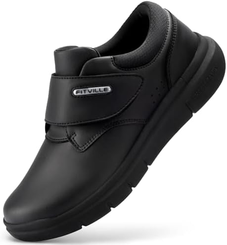 FitVille Men's EasyTop Deluxe Dress Shoes V4 mens Oxford