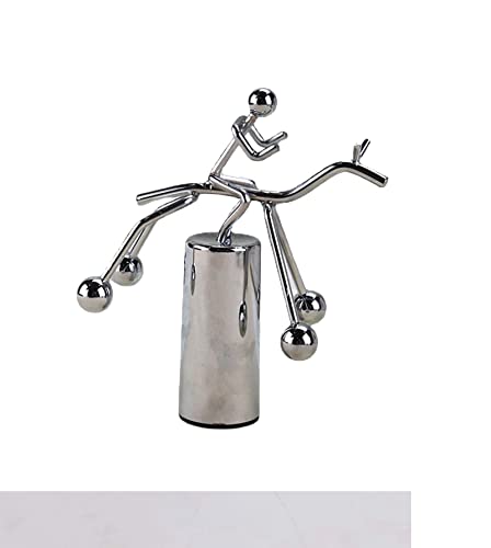 Image of AUGEN Balancing Pendulum Durable Metal Innovative Stress Relief Toy for Home Office Desktop Gift Decoration (1 Piece, 7579C2)