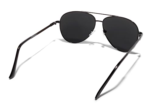 ShadyVEU Oversized Super Dark Fashion Designer Aviator Metal UV400 Mens Womens Sunglasses2