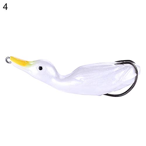 Iscas de pesca falsas, 10,5 cm 18,5 g Isca biônica macia de pato simulado com anzol de pesca - 2
