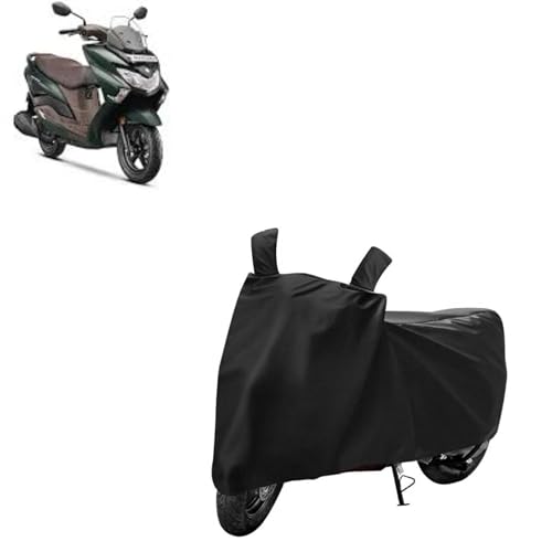 Image of Kerwa Waterproof Bike Cover Compatible with Suzuki Burgman Street 125 | Dust Proof, UV-Resistant, Mirror Pocket with Windproof Buckle Strap