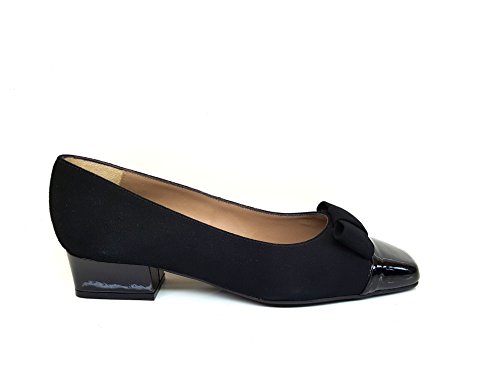 Fancy. - Bailarinas de Piel con Lazo para Mujer + Tacon Bajo...