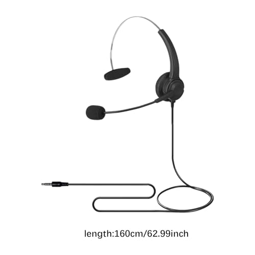 Auricular teléfono portátil Milageto conector 3.5 mm centros de asesoramiento 3