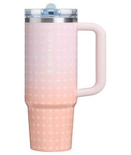 Image of STANLEY Quencher ProTour Flip Straw Tumbler with Leakproof Lid 30 oz | Built-In Straw & Handle | Cupholder Compatible for Travel | Insulated Stainless Steel Cup | BPA-Free | Sorbet Plus