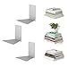 Umbra 330639-560 Conceal Floating Bookshelf, Set of 3, Small, Silver
