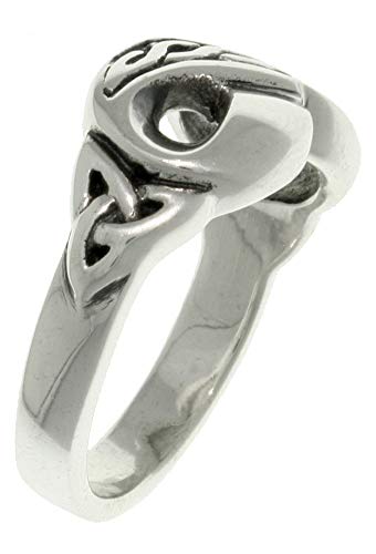 Sterling Silver Celtic Triquetra Trinity Knot Infinity Ring Whole Sizes 5-133