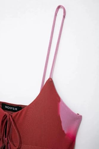 Women Tulle Printed Midi Skirt Sets Tulle Crop Top Suit Women 2 Pieces Two Piece Set Outfit4