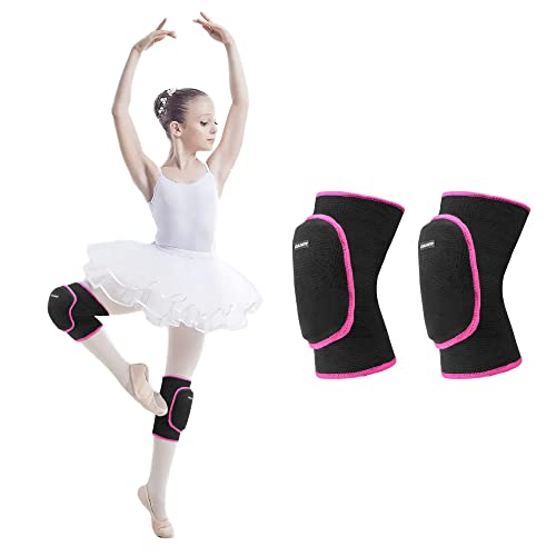 ONTYZZ Genouillère Sport Volley Genouillère Danse Femme Chaud Protection Genoux Enfant pour Vélos Football Handball Skate Basketball VTT Lutte Doux Genouillère Snowboard Genouillere pour Enfant Cover