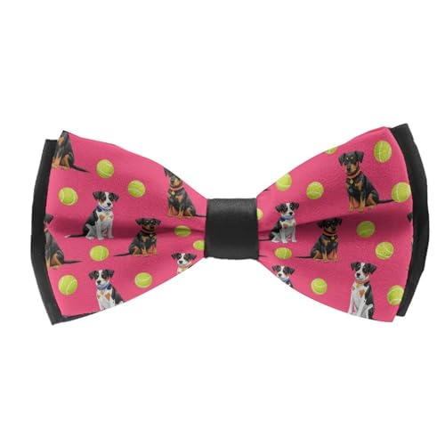 Supdreamc Men’s Pre-Tied Bow Tie Adjustable Neck Band Formal & Casual for Wedding Banquet Graduation