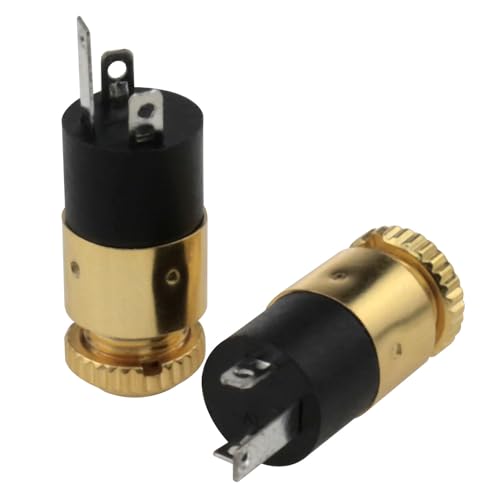 Conector estéreo hembra 3.5mm chapado en oro panel x6 miniatura 3