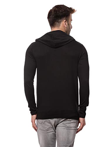 Image of GRITSTONES Men's Cotton Blend Hooded Neck Hoodie