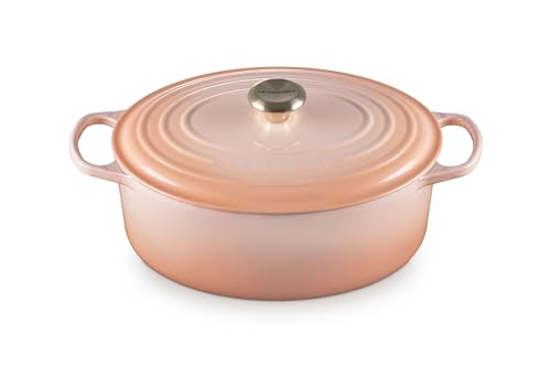 Image of Le Creuset Enameled Cast Iron Signature Cookware Set, 9 pc., Peche