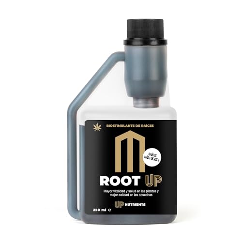 UP NUTRIENTS Bio Estimulador de Raíces ROOT UP 250 ml - Fertilizante Radicular Enraizante 100% Orgánico Plantas, Cultivos y Esquejes - Abono Activador Raices Robustas, Grandes y Sólidas