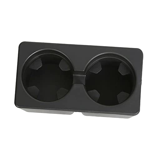 Portavasos Doble para Carro Consola Central Plástico Negro miniatura 4