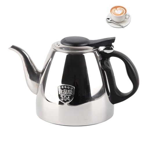 Théière inox sifflante 1,2L/1,5L