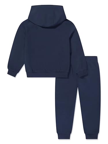 Nike KIDS Fleeced-Cotton Blend Hoodie and Joggers GRADIENT FUTURA Set2