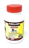 Kirkland Signature Quick Dissolve Vitamin B12 5000 mcg, Cherry Flavor, Benefit Brain & Heart...