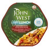 John West Light Lunch Mediterranean Style Tuna Salad 220G