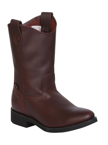 Men's Western Work Boots, Oily Skin, Round Toe, Pull-On, 512 Establo