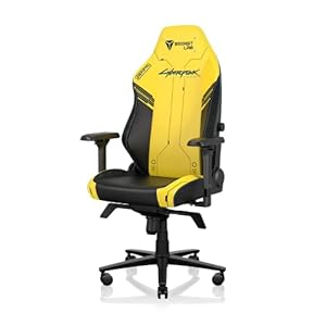 Secretlab Titan Evo Cyberpunk 2077 Gaming Chair – Reclining – Ergonomic & Comfortable Computer Chair with 4D Armrests – Magnetic Head Pillow & Lumbar Support – Small – Yellow/Black – Leatherette