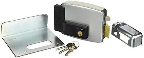 CISA 111721502, Serrure électrique à appliquer, 12 V, galvanisé, entrée 50, main gauche