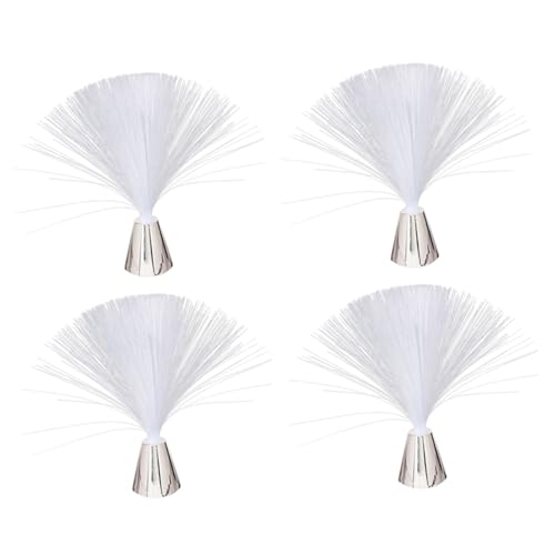 HOLIDYOYO 4Pcs Colorful Fiber Optic Lights LED Decorative Lamps for Parties Bars and Home Decor No Battery Required for Festivals and Events