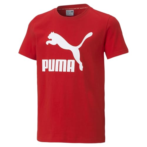 PUMA Kids Boys Classics Tee B Casual Tops Casual - Red - Size L