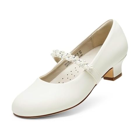 DREAM PAIRS Girls' Mary Jane Party Shoes Cover