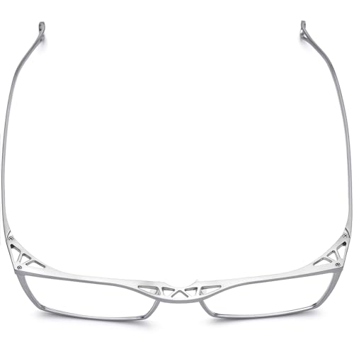 Image of FONEX Titanium Glasses Frame for Men,Square Eyewear Full Optical Eyeglasses F85641