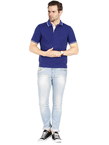 Image of AWG ALL WEATHER GEAR Men's Regular Fit Half Sleeve Cotton Polo T-Shirt