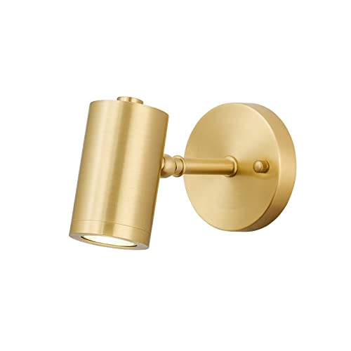 Lámpara de pared LED para mesita de noche y espejo de baño en tono cobre dorado 4