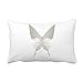 DIYthinker Bianco Butterfly Origami modello astratto tiro lombare del cuscino Inserire Cuscino regalo a casa Decor Divano